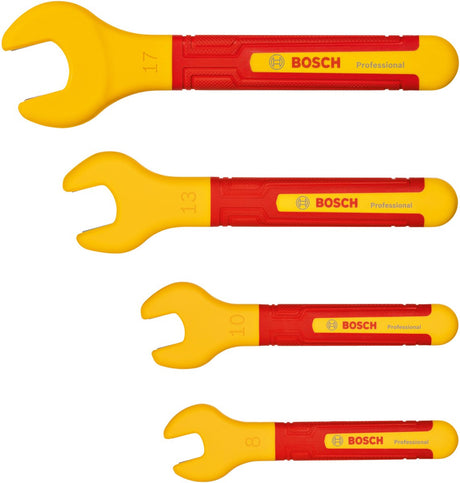 Bosch Professional - VDE-Maulschlüsselsatz - 8 - 10 - 13 und 17 mm
