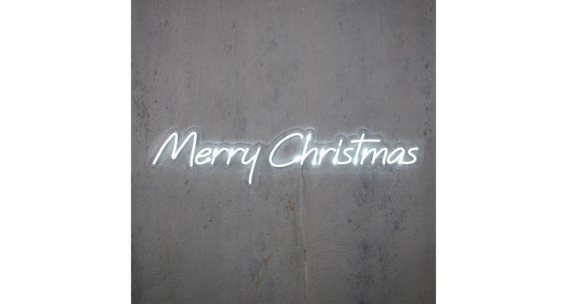 Neon light merry christmas wit 300led ip20 - l20xb94cm