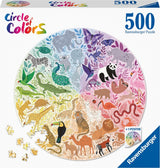 Ravensburger -Farbkreis Rätsel - Tiere, 500st.