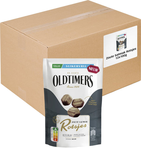 Oldtimer Oldtimer Sal Ammoniak Steine zuckerfrei Beutel (12x 100 gr)