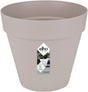 Elho Loft Urban Round 30 – Blumentopf für den Außenbereich – ø 28,5 x H 26,0 cm – warmes Grau