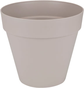 Elho Loft Urban Round 40 – Blumentopf für den Außenbereich – ø 38,5 x H 35,3 cm – warmes Grau