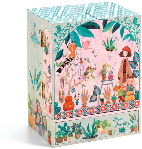 Djeco muziek sieradendoosje secret garden