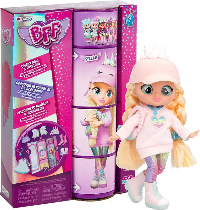 Imc toys tm toys - pop model doll stella - cry babies bff best friends forever