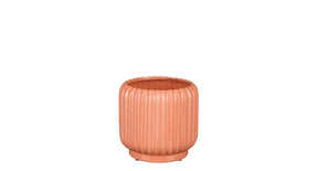 Prizzi pot rond roze - h18,5xd19cm