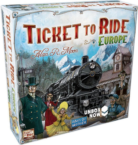 Days of Wonder Ticket to Ride Europe – Niederländisches Brettspiel – strategisches Brettspiel für Familienfreunde