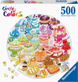 Ravensburger Jigsaw Puzzle um den Farbkreis Desserts Gebäck, 500st.