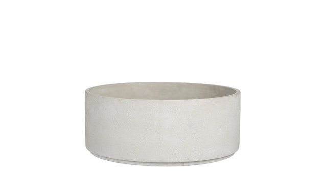 Venezia pot rond l.grijs - h15,5cm