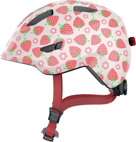 Abus Helm Smiley 3.0 LED Rose Strawberry S 45-50 cm