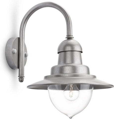 Philips LED Philips Raindrop Außenwandleuchte – 1-flammig – Grau