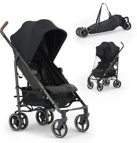 Deryan bobbie paraplu buggy - kinderbuggy tot 22kg - zwart