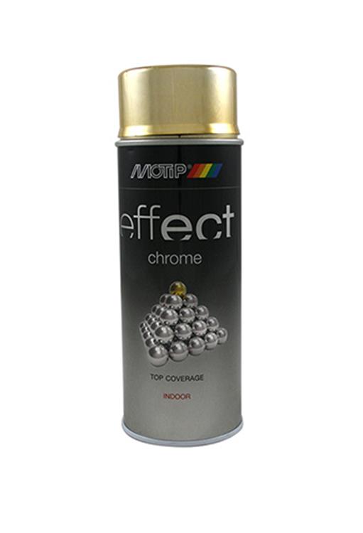 Motip 1032385 - 302603 Dekoeffekt Chromlack Gold 400 ml | 1 Stk