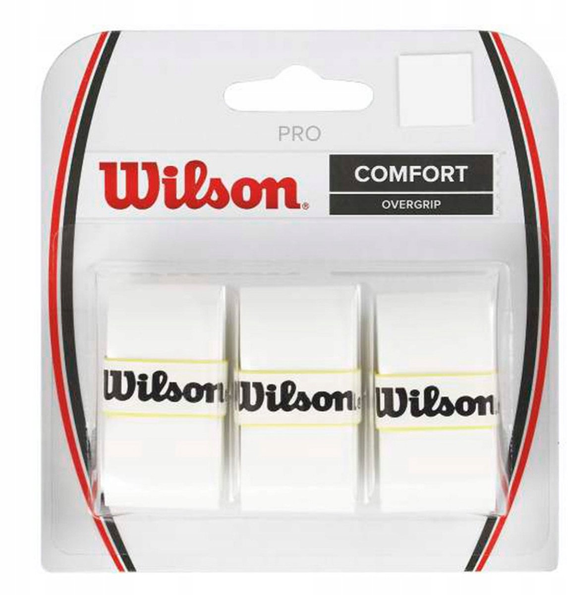 Wilson Pro Tennis Padel Overgrip, weiß, 3er-Pack
