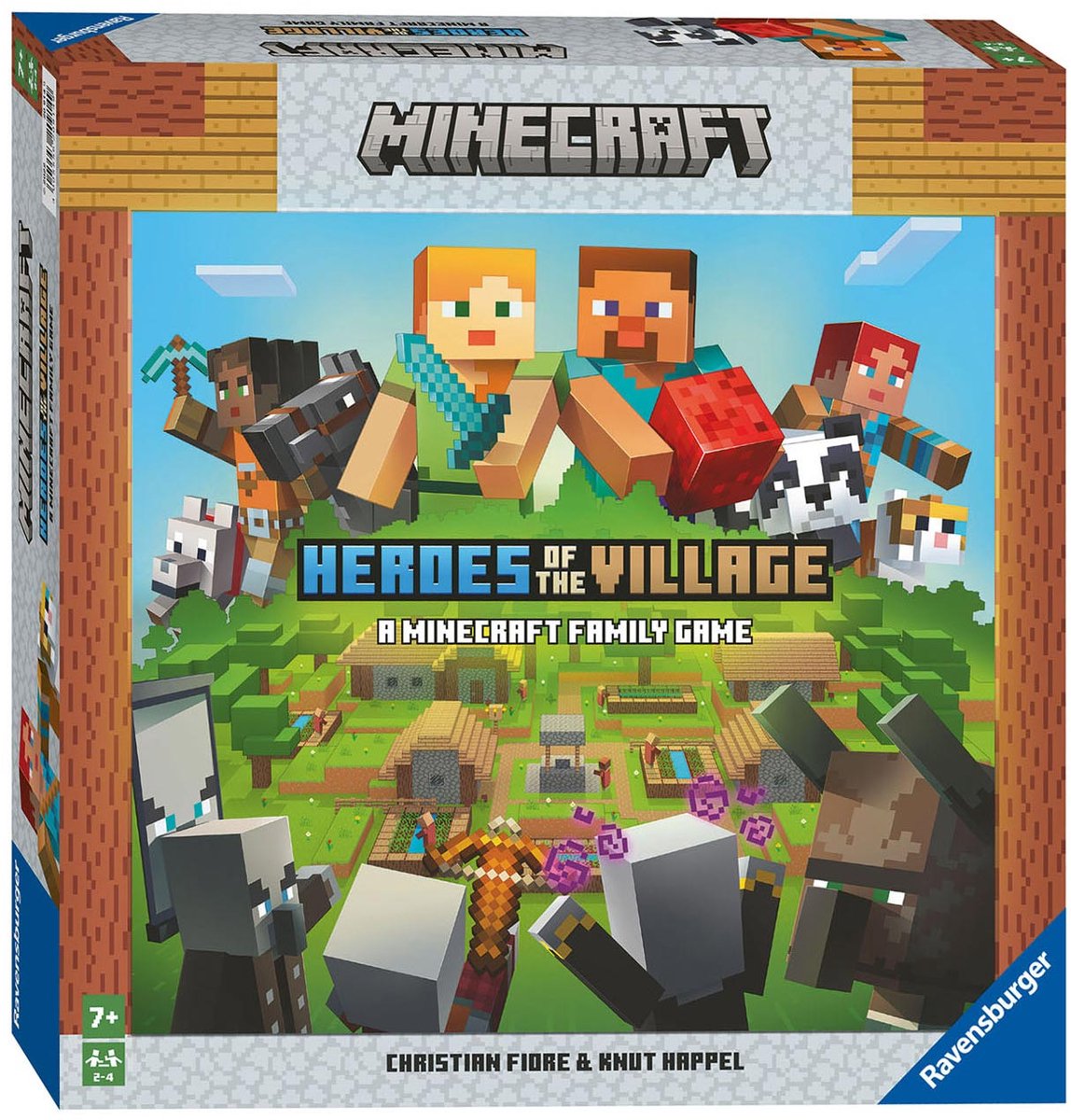 Ravensburger Minecraft Junior: Heroes of the Village – Brettspiel