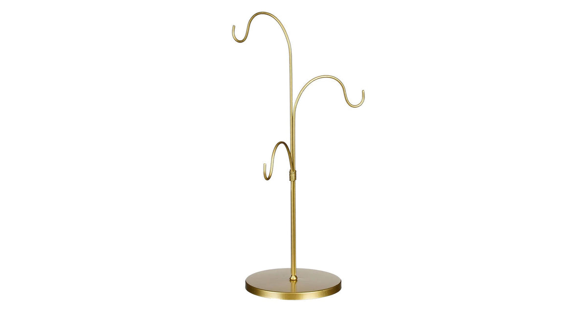 Ornament standaard goud - l22xb20xh46cm