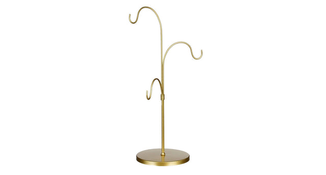 Ornament standaard goud - l22xb20xh46cm