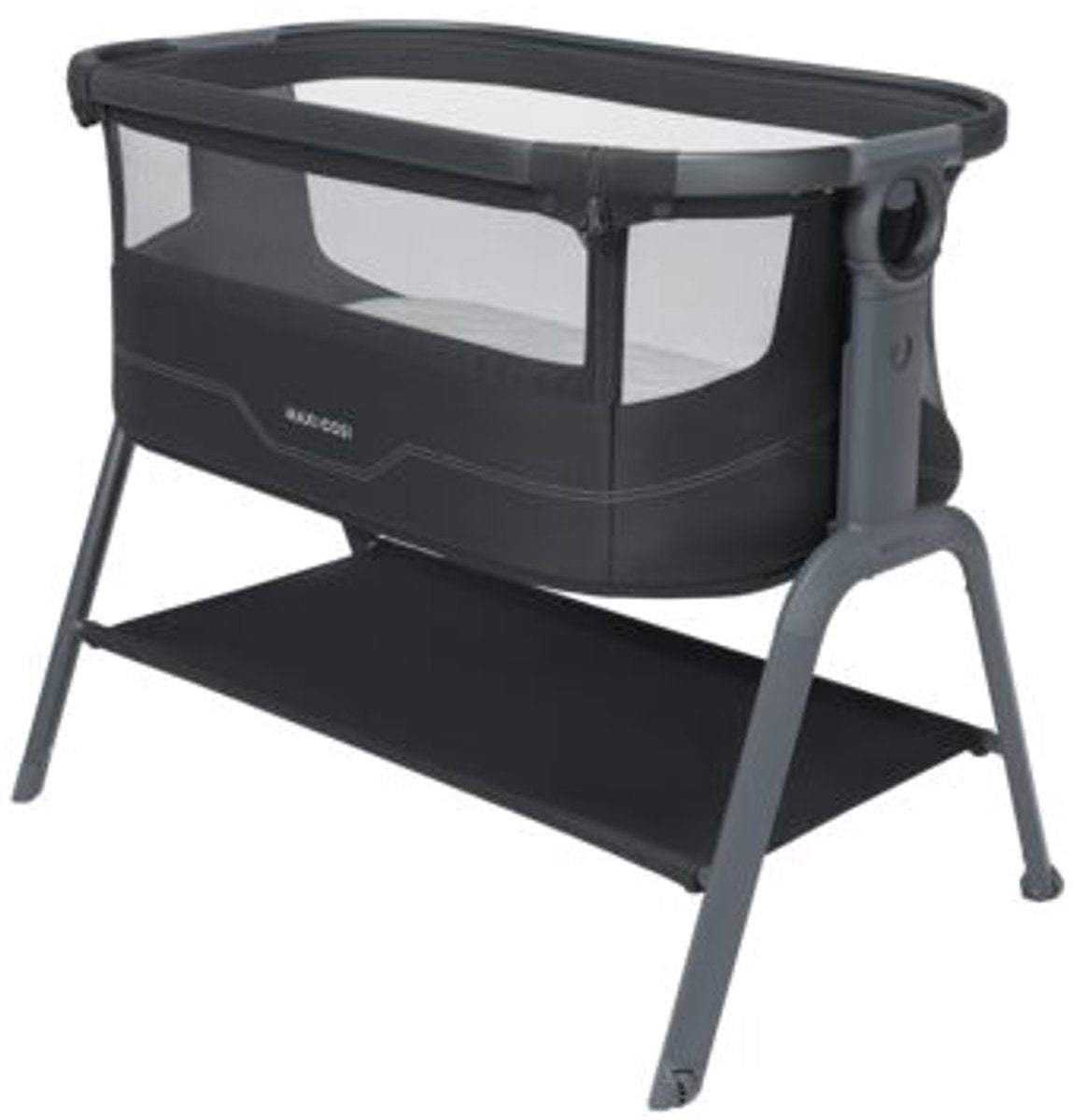 Maxi-cosi® maxi-cosi iora 2 - co-sleeper - elegance graphite - extra dik matras (5cm) - geschikt voor 0 tot 9 kg