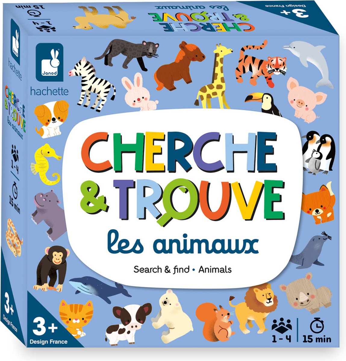 Janod - Spiel - Wimmelbild - Tiere