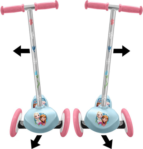 Stempel Disney Frozen 3-Rad-Kinderroller – Lenkroller – Mädchen – Weiß Blau