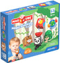 Geomag magicube stacking jungle - magnetische stapelblokken voor peuters - 8-delig - vanaf 2 jaar