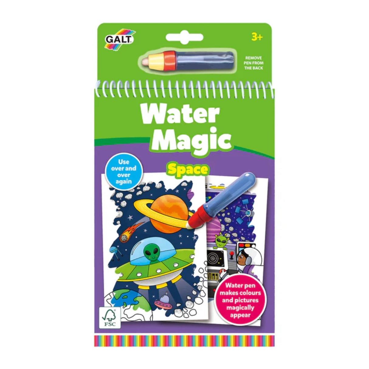 Jumbo-Wassermagie – Weltraum-Malbuch