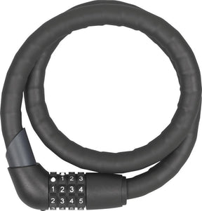 Abus steel-o-flex tresor 1360 110 kabelslot - 110 cm - zwart