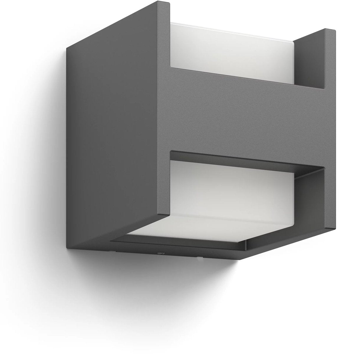 Philips led philips arbour wandlamp - ultra efficient - antraciet - 3,8w