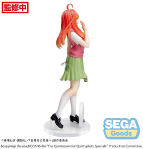 Sega the quintessential quintuplets specials luminasta pvc statue itsuki nakano 20 cm beeld