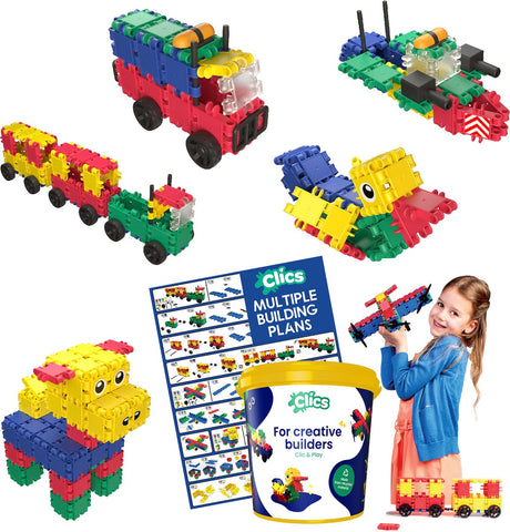 Clics Bauspieleimer, 8in1