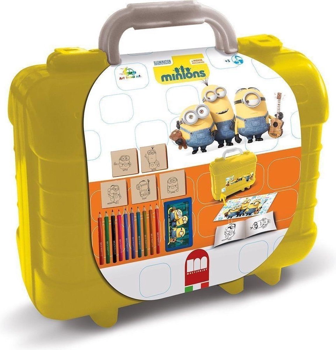 Multiprint Minions Travel Stempel und Farbwanzen