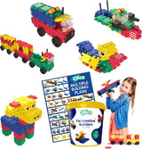 Clics bauen Spiel Emmer, 8in1