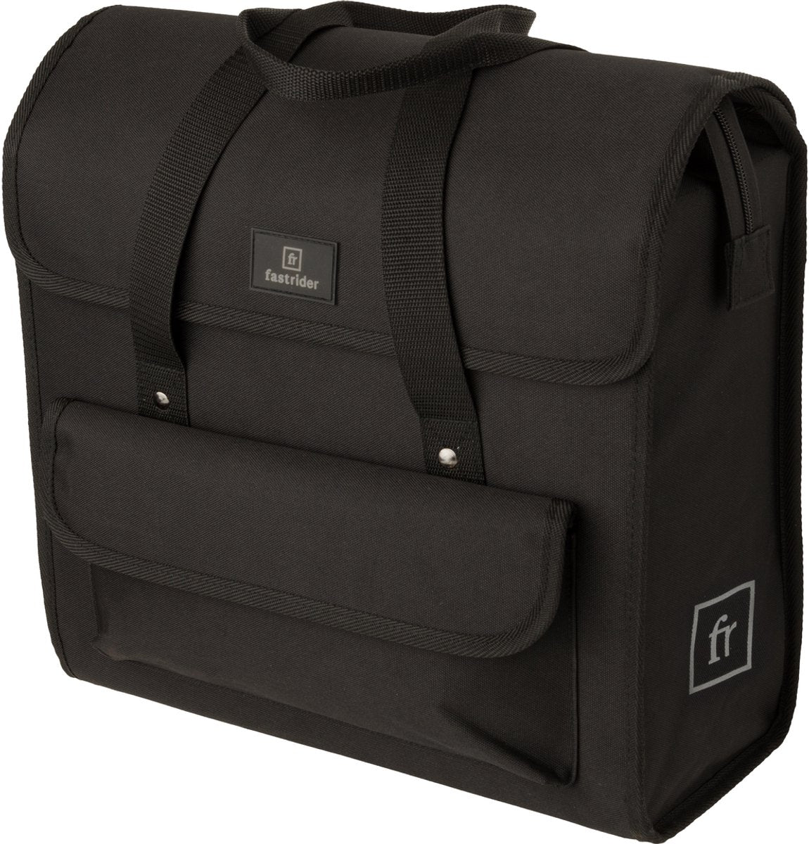 Fastrider Shopper Luxus-Einzelfahrradtasche schwarz – 23l