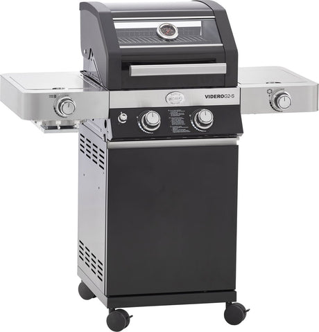 Rösle Grill – Grill Gas Videro G2-S Vario 30 mbar – Edelstahl – Schwarz