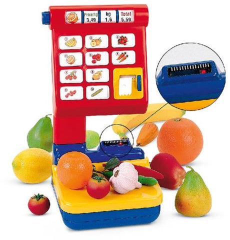 Kleine Supermarktwaage mit Display