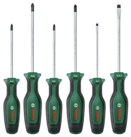 Bosch grüner Schraubendrehersatz 6-teilig - 1600a02bx7