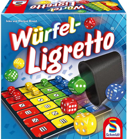 Schmidt® - Würfel Ligretto® - Würfel Ligretto® - Actionspiel mit Würfeln - schnelles Reaktionsspiel - ab 8 Jahren - 2-4 Spieler