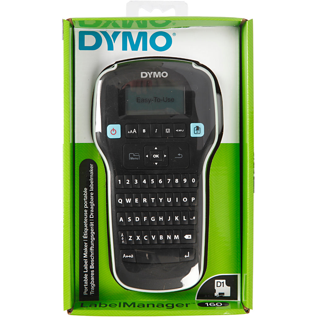 Ty Etikettendrucker Dymo Label Manager QWER Schwarz 350 g