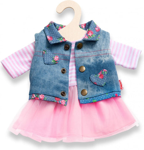 Heless Puppenkleid mit Weste, 35-45 cm