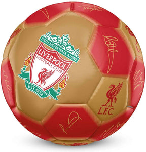 Liverpool fc - voetbal met handtekeningen - maat 5