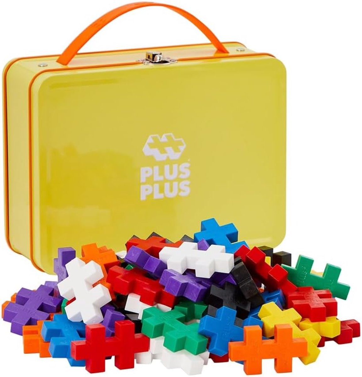 Plus-Plus große Aufbewahrungsbox 70-teiliger Baukasten – 3274 – Konstruktionsspielzeug – Konstruktionsspielzeug – Spielkoffer mit Bausteinen – ab 1 Jahr