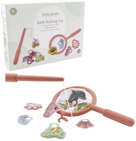 Little Dutch Badespielzeug-Angelspiel – rosa