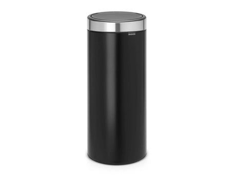 Brabantia Touch Bin Abfallbehälter – 30 Liter – Mattschwarz