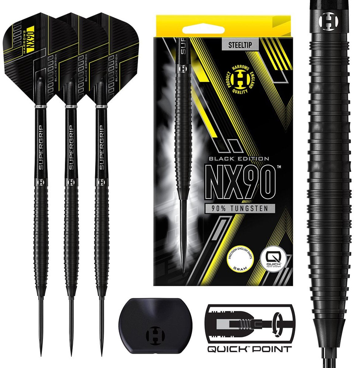 Harrows nx90 black edition 90% tungsten 26gr quick point