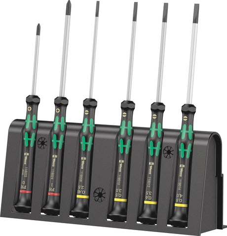 Wera 2035 6 b Mikro-Schraubendreher-Set + Halter, 6-teilig – 1 Stück(e) – 05118152001
