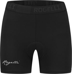 Rogelli fietsonderbroek dames - met zeem - zwart - l