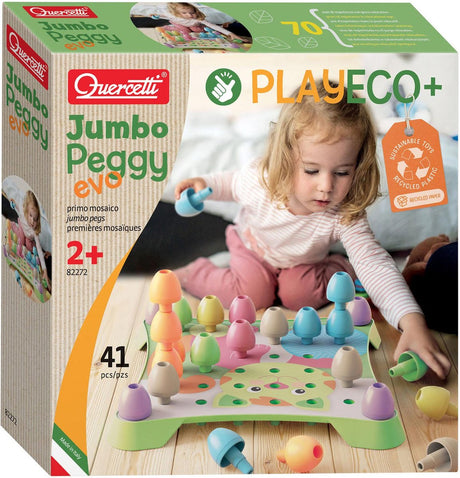 Quercetti Playeco Einlegemosaik groß, 41 Stück.