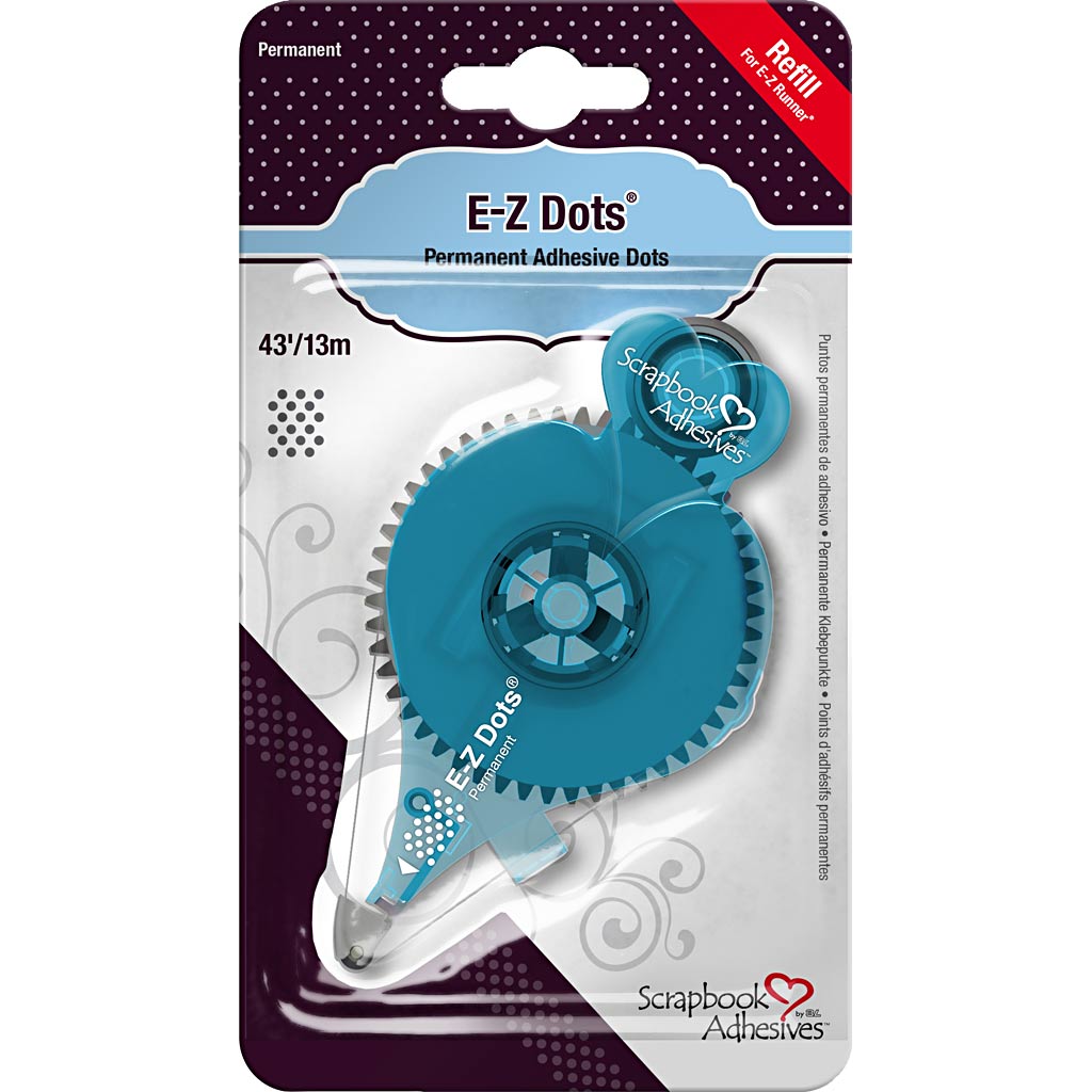 E-z runner® - Nachfüllung, Punkte, permanent, B: 8 mm, 15 m 1 Rolle