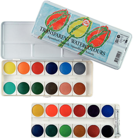 Talens transparentes Aquarellfarben-Set 31mp24