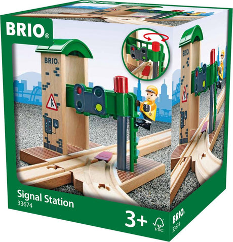 Signalstation Brio – Zugspielzeug für die Hand-Auge-Koordination – 33674