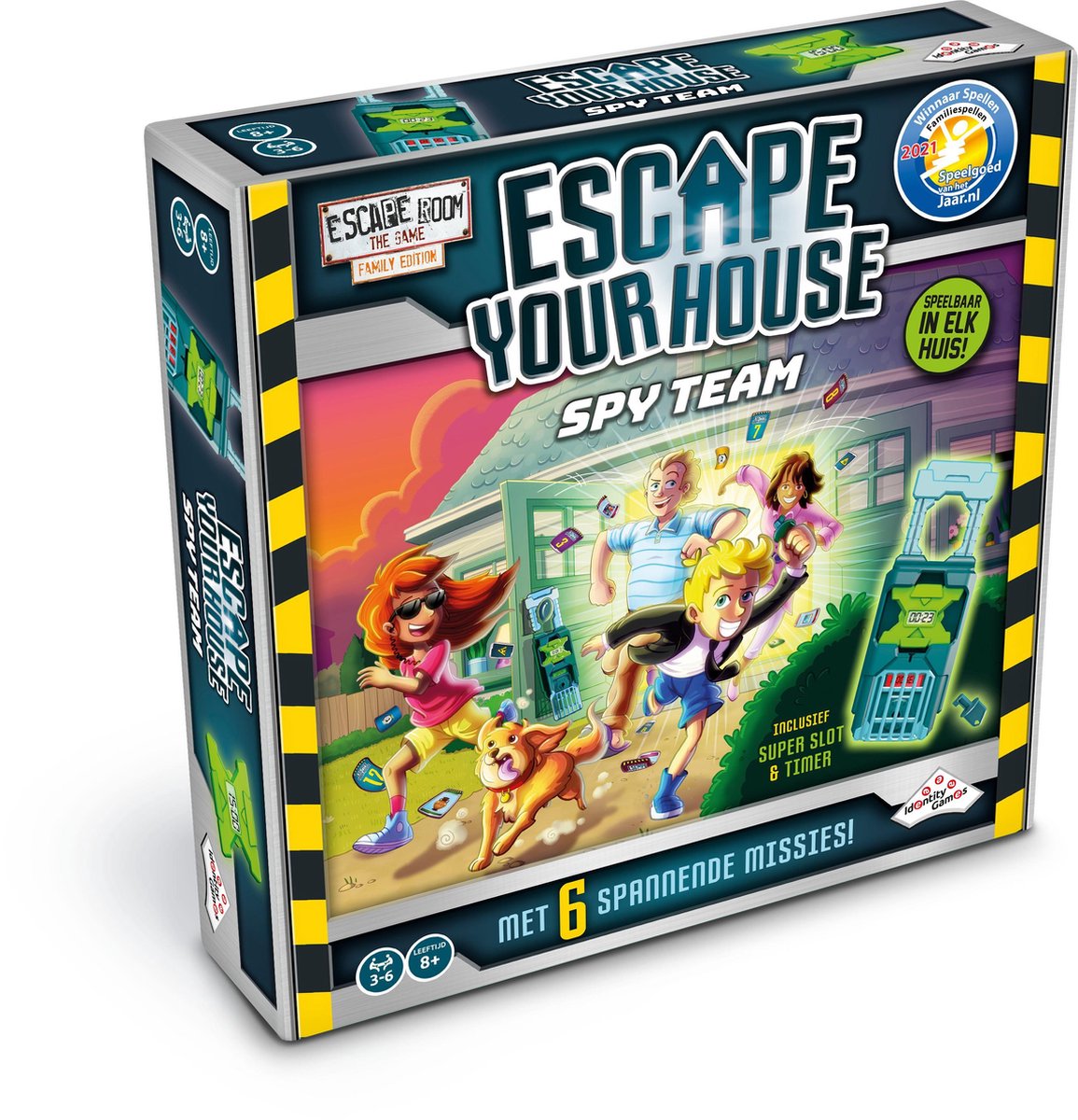 Identitätsspiele Escape Your House – Familienspiel – von den Machern des Escape Room-Spiels